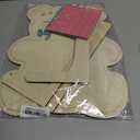 Wooden Baby Bear Themed Gender Reveal Voting Board Sign with Stand, 50 Pcs Girl or Boy Voting Stickers Baby Shower Decorations, He or She Gender Reveal Game Board Cast Your Vote