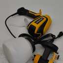 Paint Sprayer, 700W HVLP Spray Gun with Cleaning & Blowing Joints, 4 Nozzles and 3 Patterns, Easy to Clean, for Furniture, Cabinets, Fence, Walls, Door, Garden Chairs etc. VF803 (Yellow)