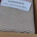 Sunfly 2x3 Entryway Rug with Non Slip Rubber Backing Beige