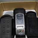 Under Desk Elliptical Machine, Electric Leg Exerciser as Seen on Tv for Seniors, Quiet Portable Seated Pedal Exerciser with Remote Control, 12 Adjustable Speeds, Auto & HR Mode for Home Office