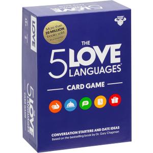 The 5 Love Languages Card Game, Discover More About Yourself & Your Partner, 300 Prompt Cards to Spark Deep, Meaningful Conversations, Create New Date Ideas and Fun Quiz Questions for 2 Players, 16+
