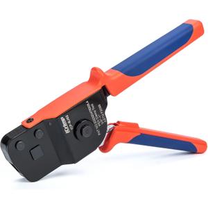 iCrimp ICP-BJ02 PEX Clamp Cinch Tool, One Handed PEX Crimping Tool for Pinching 3/8-in, 1/2-in, 3/4-in, 1-in PEX Clamp Rings, Patented