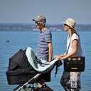 FHELAD Diaper Tote Bag, 4 in 1 Crossbody Diaper Bag with 16" Laptop Compartment, Black