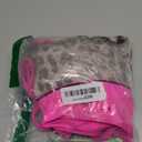 Floerns Women's 3 Piece Bikini Sets Y2k Number Jersey Leopard Halter Swimsuit with Beach Mesh Skirt (Small, Brown Multi)