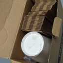 RACETOP 12 oz 50 pack Disposable Paper Coffee Cups with Lids and Sleeves