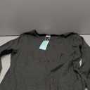 WIHOLL Long Sleeve Thermal Shirt for Women Light Fleece Tops Spring 2026 Crew Neck Casual Basic T-Shirts (XX-Large, D-grey)