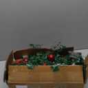 Christmas Garland,Christmas Garland with Lights Battery Operated,9 ft Rattan Artificial Flower Vine Plants Xmas Decorations for Indoor Outdoor Home Mantel Fireplace Stairs