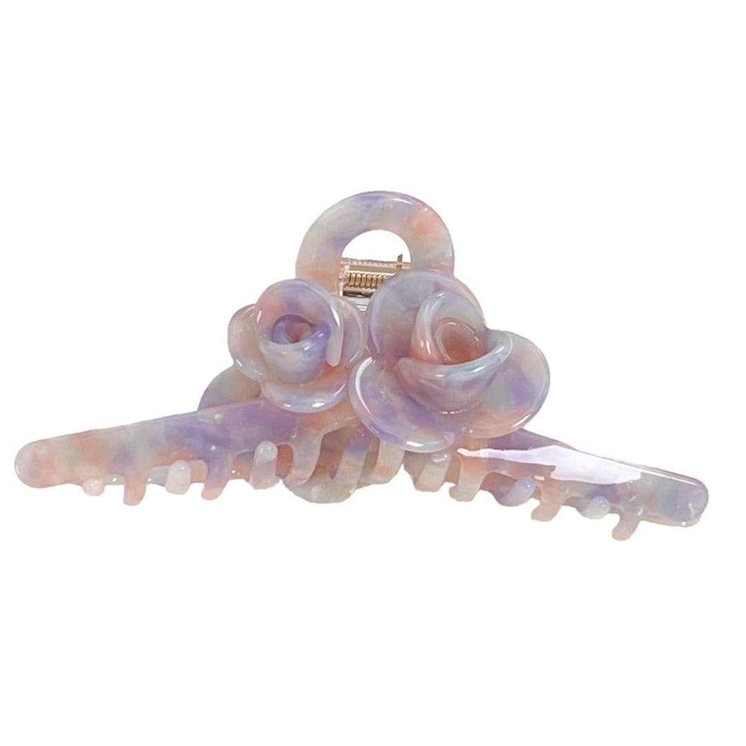 Premium Acetate Hair Clip for Women - Elegant Plant-Based Hair Claw with Secure Hold, Gentle on Hair (A-Multicolor, 5.1 * 2.3 * 2.1inch)