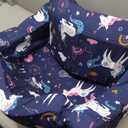 Kids Sofa, 2-in-1 Flip-Out Foam Couch, Foldable Soft Play Lounge Chair, Light Purple