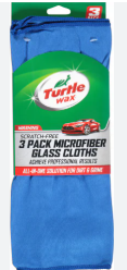 Turtle Wax 3 Pack Microfiber Glass Cloth