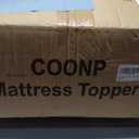 COONP Queen Mattress Topper, Extra Thick Pillowtop, Cooling Plush Mattress Pad Cover Bed Topper Protector with 8-21 Inch Deep Pocket (Navy Blue, Queen)