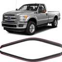 2 x in-Channel Window Visors Rain Guards for 1999-2016 Ford F250 F350 F450 F550 Super Duty, Window Vent Wind Deflectors Visors Shades for 2000-2016 F650 F750 Standard Cab (for 2 Front Doors Only)