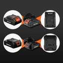 MAXLANDER 2.0Ah Lithium Replacement Battery, 20V Rechargeable Battery with Led Indicator Compatible for Garden Power Tools