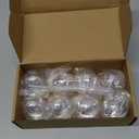 Fulmoon 8 Sets Mini Christmas Color in Snow Globe Kits for Kids Small Christmas Arts and Crafts Color Your Own Snow Globes DIY Snow Globe Kit Christmas Crafts Activities