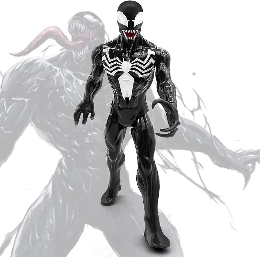 lasama Action Figures, 12 Inch Collectible Figures Toys for Boys Characters Toys Prefect Gift for Christmas, Thanksgiving Day, Birthday, Children’s Day for Kids (Black)