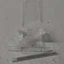 Wanateber 1PC Acrylic Display Risers, Clear Shelf 3-Tier Cupcake Display Stand for Perfumes Organizer Food Desserts Stand Dolls Display, Acrylic Display Stand for Organizer and Decoration