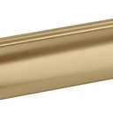 khtumeware 10 Pack 5"(128mm) Champagne Bronze Drawer Pulls Cabinet Bin Cup Pulls Kitchen Hardware Satin Brass Cabinet Handles Drawer Handles Knobs
