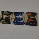 Langsprit Belly Bands for Dogs (Pack of 3) - Dog Diapers High Absorbing, Reusable Small Dog Wraps (Sloth,Whale,Dinosaur, X-Small)