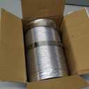 Cenipar Dryer Vent Hose-4 inch Ducting Vent Hose Flexible Aluminum Foil Non-Insulated (4 inch 8 feet) with 2 Clamps