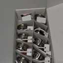 Pack of 10 3W COB LED Downlights Kit Under Cabinet Recessed Ceiling Light Fixture with Adjustable Eyeball + Driver 3000K (Warm White(3000K))