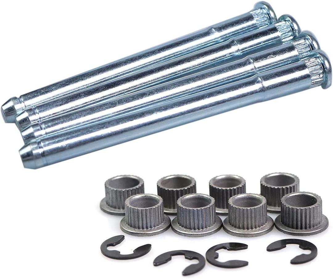 Door Hinge Pin and Bushing Repair Kits Compatible with Chevy 19882002 Compatible with GMC C3500 C2500 C1500 K3500 K2500 K1500 Tahoe Suburban Truck SUV 4 Pins 2 Door 15685040