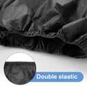 100 Pcs Disposable Exam Shorts Medical Patient Short Unisex Exam Wear Non Woven with Elastic Waistband Large Bottoms for Examination Massage Spray Tan Spa(Black)