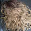 Ms Taj 11 Inch Short Wavy Hair Topper for Women with Thinning Hair, Natural Synthetic Lightweight & Breathable Hairpiece with 6.5"x6.5" Base, Instantly Adds Volume and Coverage（Ombre Brown Blonde） 