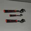 6 8 10 Multi-function Self-locking Pipe Wrench Set, Chromium Vanadium Steel,Plumbers Wrench with Self Tightening Function for 9/32-1 3/8 (7-35mm) Pipe Fittings and Nuts (1set)