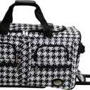 Rockland Rolling Duffel Bag, Black, 22"