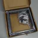 4 Pack Heavy Duty Black Metal Shelf Brackets 6x6 inch, STARVAST Wall Mounting L Angle Bracket, Rustic Industrial Floating Shelf Brackets 5mm Thick Countertop Support Bracket - Includes Screws