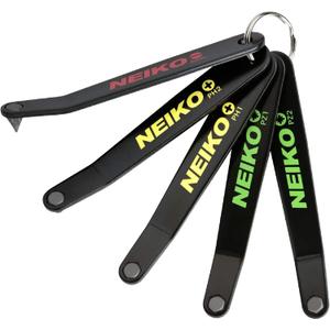 NEIKO 01323A Ultra Low Profile Offset Screwdriver Set | 5-Piece | S2 Steel | Phillips, Pozidriv, and Slotted