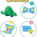 VConejo Color Dough Toys Dough Accessories Set Creations Tools for Kid 2-4-8 Years (Dinosaurs World)