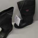 TINGLEY Unisex-Adult Plain Toe Rain Boot (10 Women/8 Men, Black)