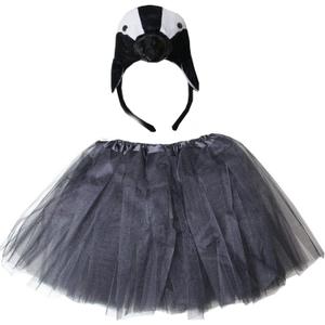 Kirei Sui Kids Costume Tutu Set Penguin 2-Piece Halloween Dress Up Set for Girls