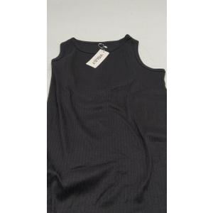 2025 Women's Scoop Neck Sleeveless Slim-Fit Tank Summer Ribbed Basic Solid Color Tank Top
Size 1XL