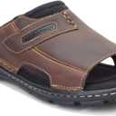 Rockport Men's Darwyn 2 Slide Sandal (9, Brown Ii Leather)