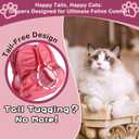 Reusable Cat Diapers, Washable Cat Incontinence Diapers for Cats Spraying or Cats in Heat or IncontinenceAdjustable Kitty Diapers 3 Pack (XS)