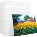 TOUNALKER 500 Pcs Watercolor Paper Bulk, White Cold Press Paper 300 GSM Watercolor Paper Pad Sketch Art Painting Paper for Kids Watercolorist Academy Students Beginning Drawing