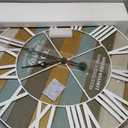 FirsTime & Co. Maritime Planks Wall Clock, 24", Multicolor & White (Multi-color & White)