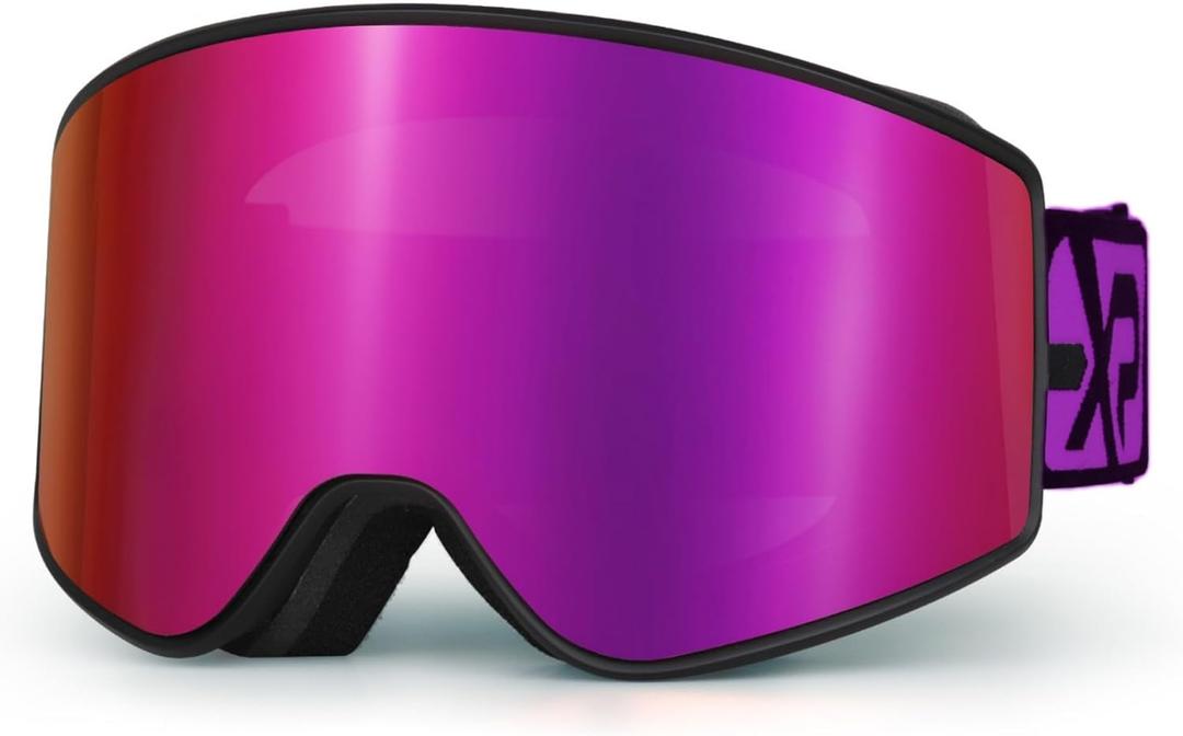 EXP VISION Ski/Snowboard Goggles Parent-child Snow Goggles Over Glasses for Men, Women Youth Kids