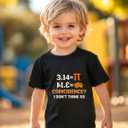 Pi Day Shirt Kids  Toddler Boys Girls Happy Pi Day T-Shirt Math Pirate 3.14 Pie Coincidence Outfit 3T-7T (6-7 Years)