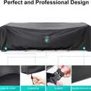 Patio Furniture Covers, Heavy Duty Outdoor Furniture Cover Waterproof, Sectional Sofa Set Covers Table and Chair Set Cover, 102"L74"W28"H