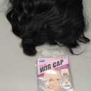 Black Short Wavy Wig for Women Lace Hairline Bob Style Synthetic Heat Resistant - Natural Appearance for Everyday Hairstyle 14 Inch