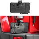 Voodonala for Jeep Wrangler JK JKU Rear Plate License Bracket Front License Hanging Kits Compatible with Jeep Wrangler JK JKU 2007-2018