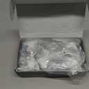 Amerdeco 20 Pack Matte Black Cabinet Knobs 1.46 Inch(37mm) Single Hole Cabinet Handles Rectangle Dresser Knobs Drawer Knobs and Pulls for Bathroom Cabinets