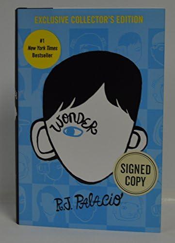 R.J. PALACIO signed 'WONDER' Hardcover Book FIRST EDITION (Exclusive Collector's Edition)