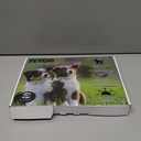 Light Up Dog Harness, Rechargeable LED Dog Harness for Small Medium Large Dogs, Reflective Lighted Safety Vest for Night Walking & Camping, Lightweight & Adjustable, Purple, M