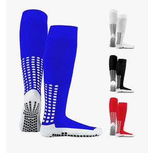 LUX Anti Slip Soccer Knee Socks,Non Slip Football/Basketball/Hockey Sports Grip Socks