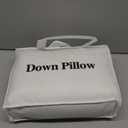 LBRO2M Canadian Down White Goose Pillow 900 Fill Power 80% Goose Down100% Cotton Pillow Shell Queen Size Bed Pillows Balance of Softness and Firmness (20"X30" Pack of 1)