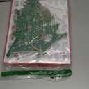 Kurt Adler Advent Calendar Christmas Tree with 24 Miniature Wooden Ornaments, Multi Color 11.75in.